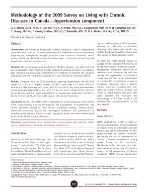 Fillable Online Phac Aspc Gc Methodology Of The 2009 Survey On Living