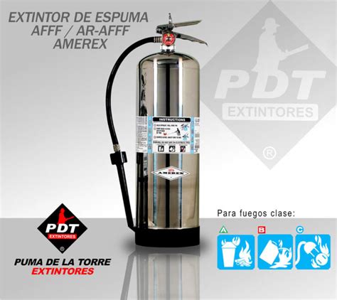 Extintor De Espuma AFFF AR AFFF AMEREX Extintores PDT