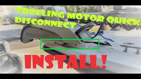 Installing A Trolling Motor Bow Mount