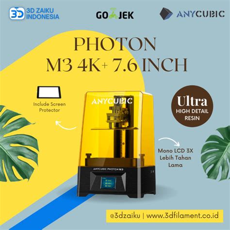 Jual D Printer Anycubic Photon M K Inch Lcd Ultra High Detail