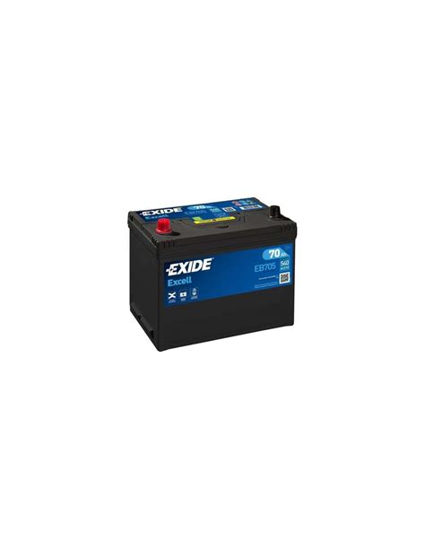 Batería Exide EB705 12V 70Ah 540A