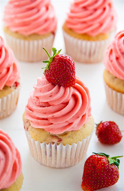 Fresh Strawberry Cupcakes Baker By Nature