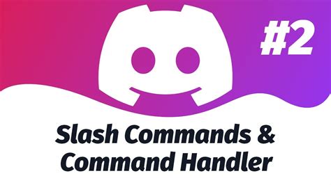 Slash Commands Command Handler Discord Js V Youtube