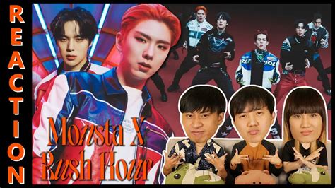 REACTION MONSTA X 몬스타엑스 Rush Hour MV IPOND TV YouTube