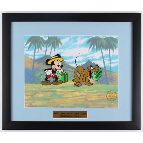 Mickey Mouse Pluto Mr Mouse Takes A Trip Le X Custom Framed