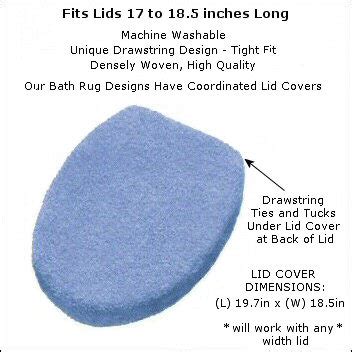 Elongated Lid Covers : Covers Made Specifically for Elongated Toilet Lids