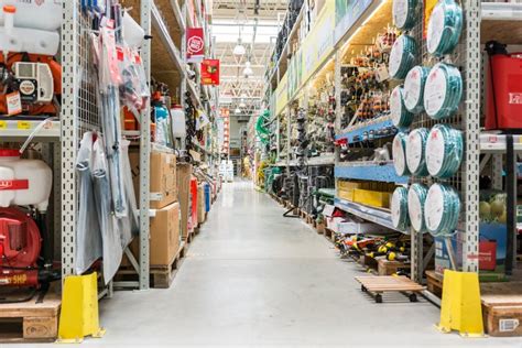 Aisle In A Home Depot Hardware Store Editorial Stock Photo Image Of