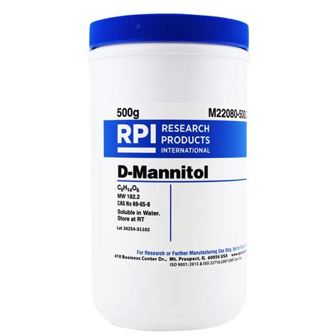 M D Mannitol Grams