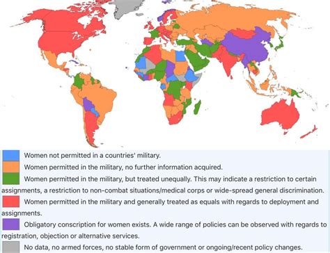 Womens Role In Armed Forces Mapporn