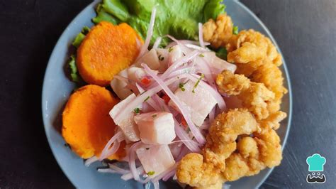 Ceviche Con Chicharr N De Pota Receta Peruana