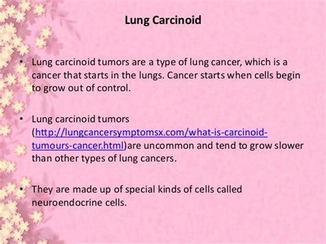 Lung carcinoid tumor