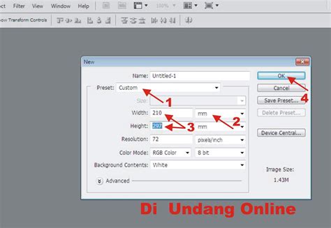 Cara Mengatur Ukuran Kertas A4 Di Photoshop Berbagai Ukuran Images