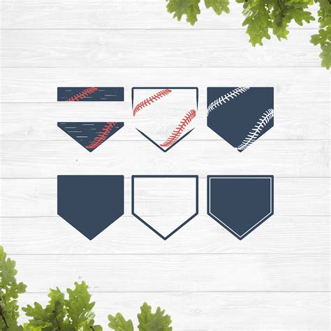 Baseball Home Plate Svg Home Baseball Svg Baseball Plate Svg