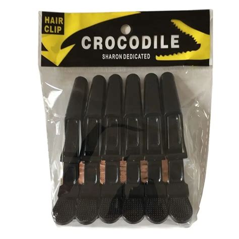 Pince Barrette Black Pinces Cheveux Professionnelles En Crocodile