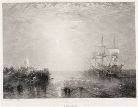 Whalers Engraved By R Brandard After Joseph Mallord William Turner