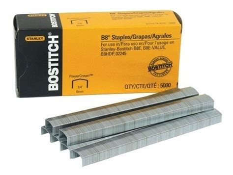 Pack 4 Grapas De Corona 1 4 Bostitch B8 Caja Con 5000 Grapas Envío gratis