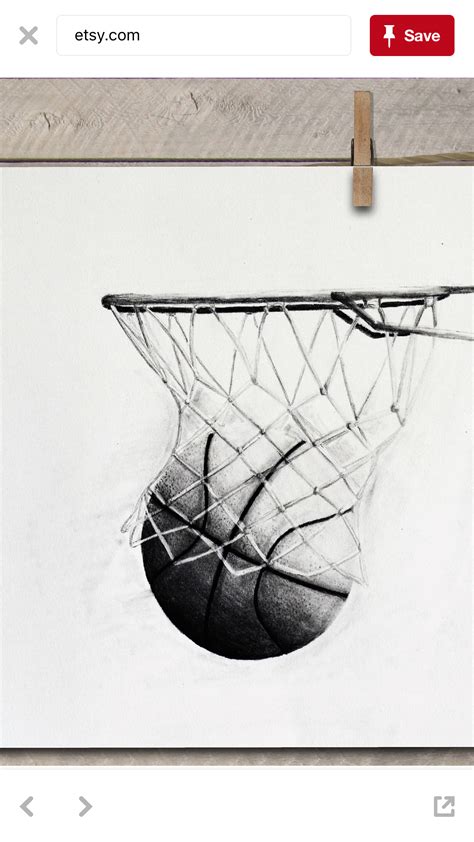 how to draw basketball easy