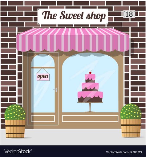 Sweet Shop Candy Store Confectionery Royalty Free Vector