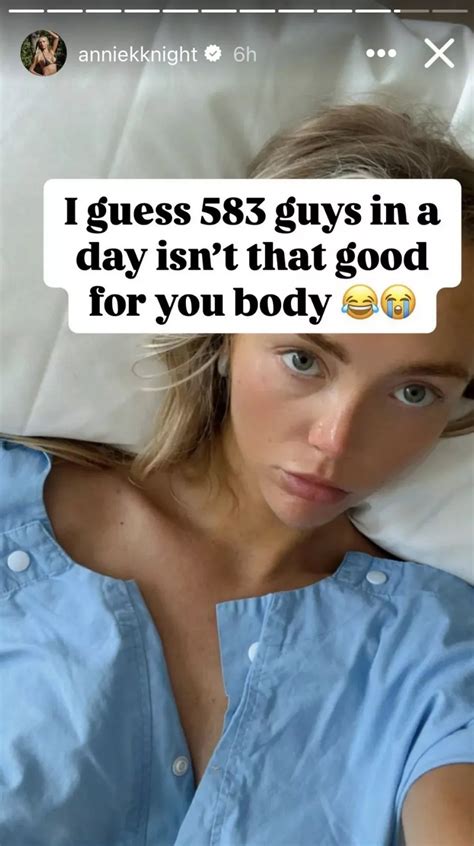 OnlyFans' Annie Knight gives health update after hospitalization