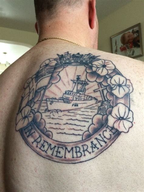 Royal Navy In Remembrance Tattoo With Meaning