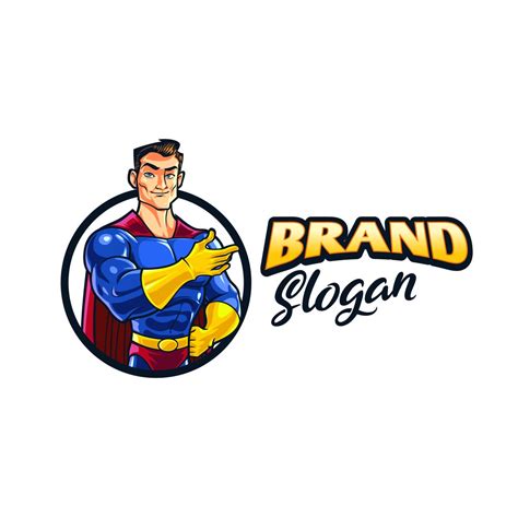 Superhero Mascot Logo, Service Logo, Cartoon Logo, Character Logo ...