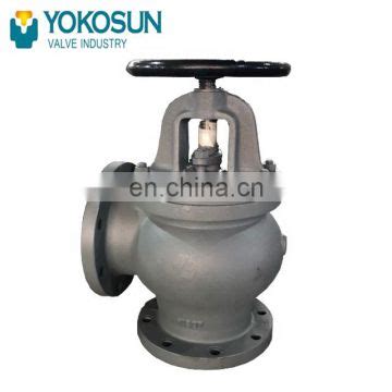 JIS F7306 CAST IRON ANGLE TYPE VALVE 5K Of MARINE CAST IRON VALVE From