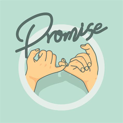 Pinky Promise Hand Gesture 1882928 Vector Art At Vecteezy