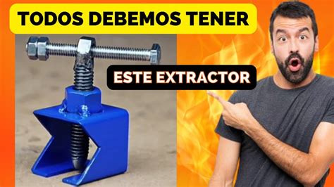 Cómo hacer Extractor de Rodamientos o Balineras YouTube