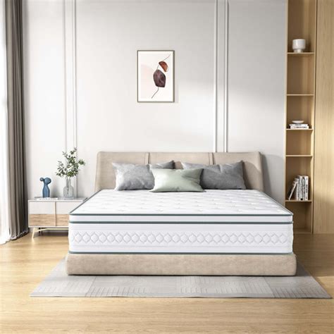 Alwyn Home Matelas en mousse viscoélastique imprégnée de gel 12 po