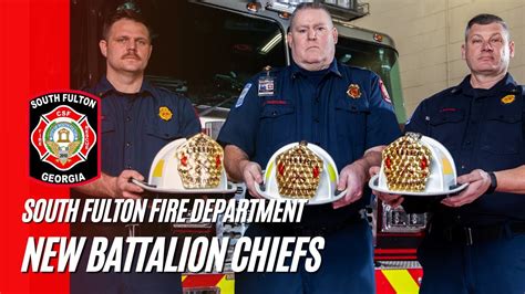 City Of South Fulton Fire Department Promote New Battalion Chiefs At