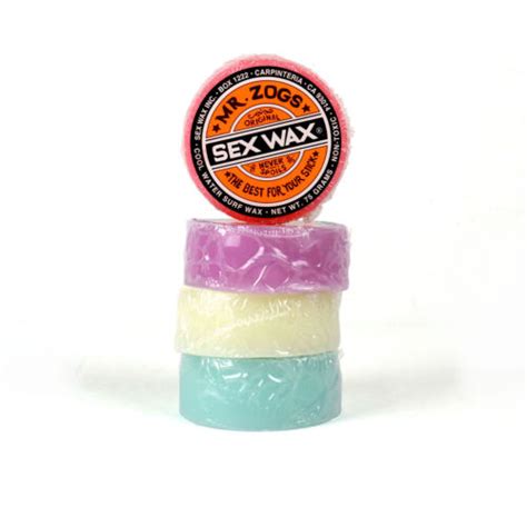 Mr Zogs Sex Wax Original Cool Water Surf Wax 4 Pack Includes 1 Of Every Scent Ebay