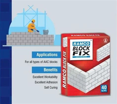 Ramco Block Fix At Rs 500 Bag Tiruvottiyur Chennai ID 2852679738430