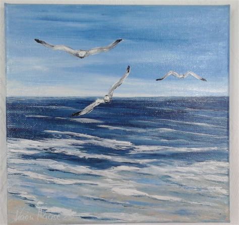 M Wen Am Strand Meer Bilder Acrylmalerei M Wen Bilder Druck Von