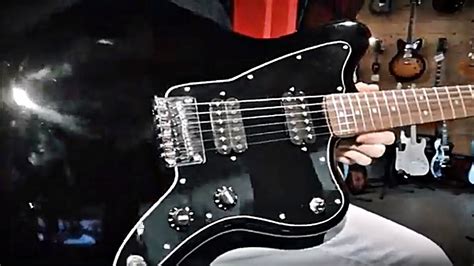 Squier By Fender Affinity Jazzmaster Hh Black Youtube