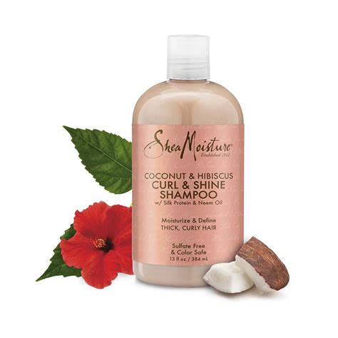 Sheamoisture Coconut And Hibiscus Curl And Shine Shampoo 13 Fl Oz