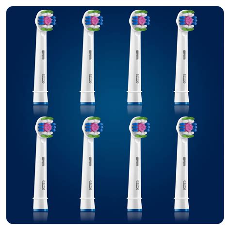 Oral B 3d Whitening Brush Heads 8 Pack Costco Uk