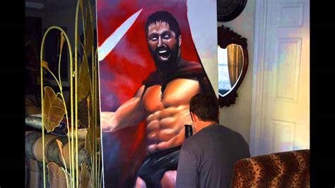 King Leonidas Time Lapse Painting Lee Bivens Art Tutorial From The