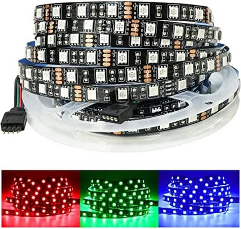 Tesfish V Rgb Led Strip Lights M Led Light Strip Black Pcb Board