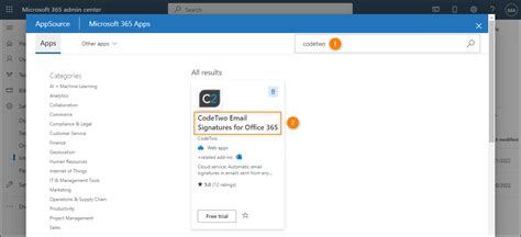 Get Started Deploy Codetwo Signatures Add In For Outlook Modern Web