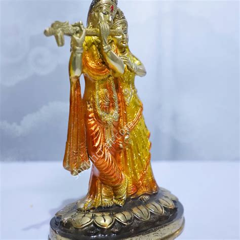 Pure Brass Radha Krishna Idol Statue Shubhcraft