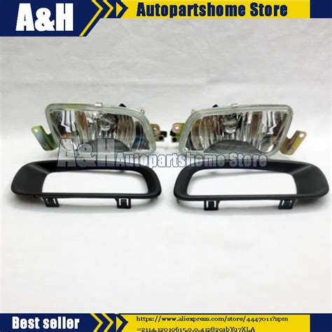 2pcs Front Fog Light Lamp For Mitsubishi Pajero Montero 2000 2001 2002 2003 V73 V75 V76 V77 V78