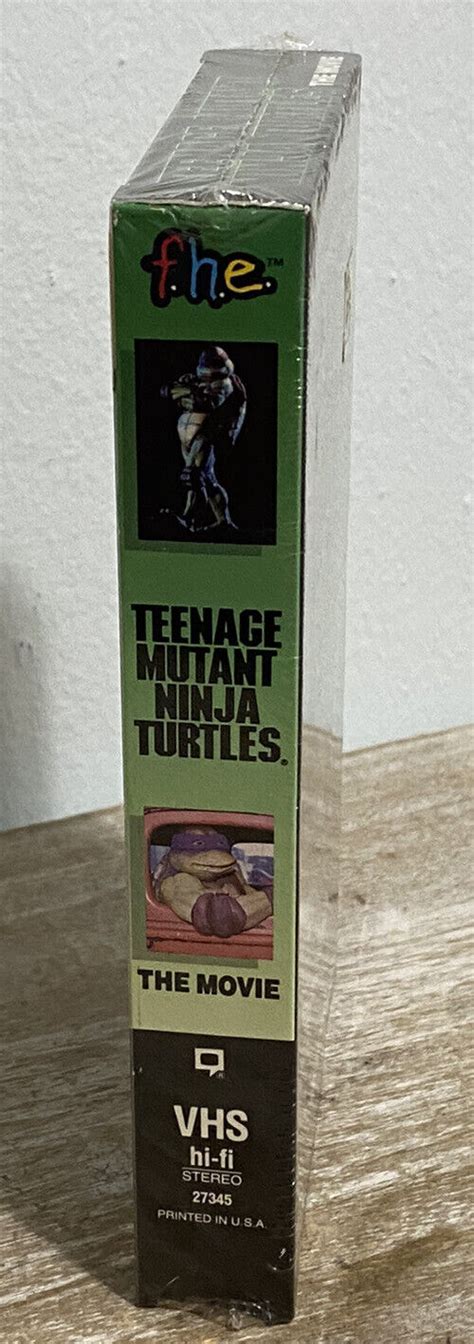 New Teenage Mutant Ninja Turtles The Movie Vhs Sealed Fhe Original