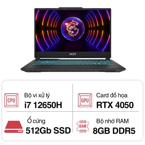 Laptop Msi Gaming Cyborg A Ve Vn Core I H Gb Gb Ssd