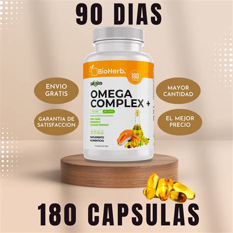 Omega Complex + 3, 6 y 9 100% Puro (90 Capsulas 1000mg) |ORGANICO