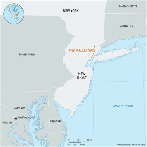 The Palisades | New Jersey, Map, & Facts | Britannica