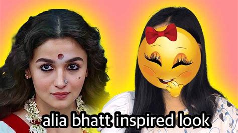 Gangubai Kathiawadi Alia Bhatt Inspired Makeup Look Youtube