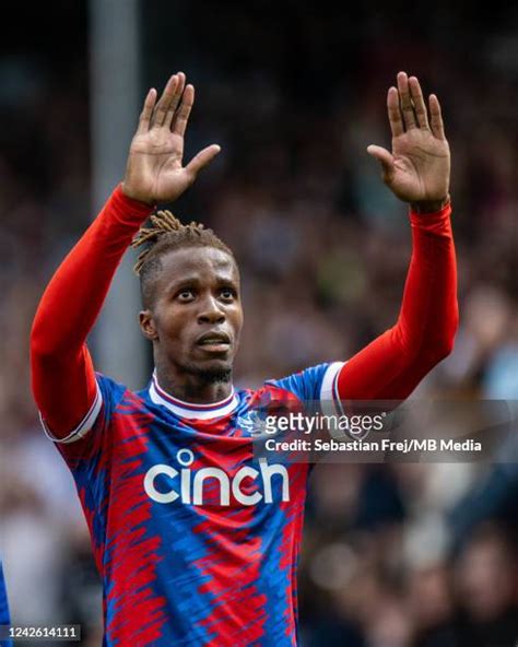 2050 Wilfried Zaha Celebrates During Match Stock Photos High Res