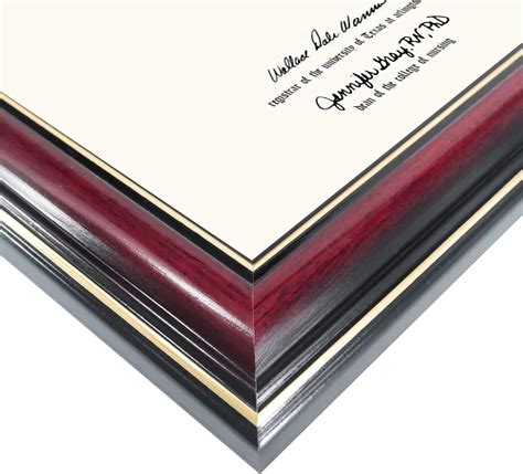 Buy Graduationmall X Certificate Diploma Frame Solid Wood Uv