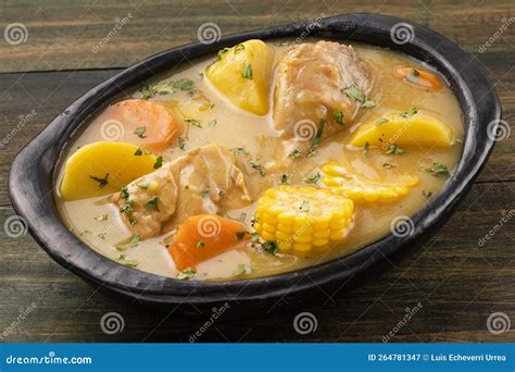 Pollo Colombiano Sancocho Comida Tradicional Imagen De Archivo Imagen