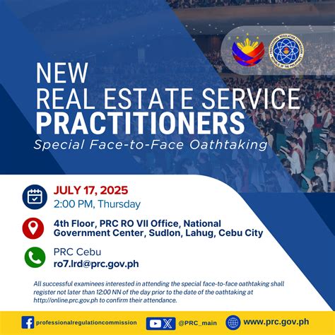 face  face oathtaking    real estate service practitioners